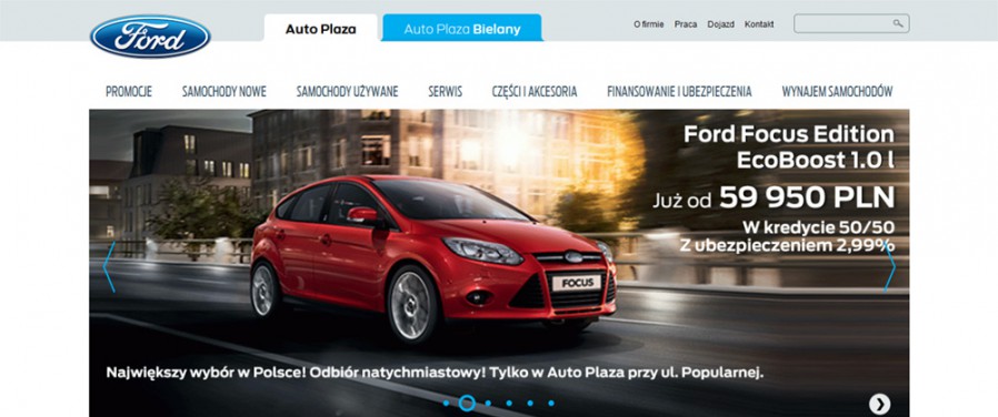 Auto Plaza Ford - strona główna