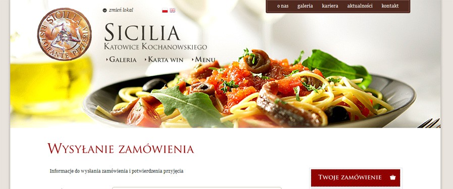 Pizzeria Ristorante SICILIA - zamówienie