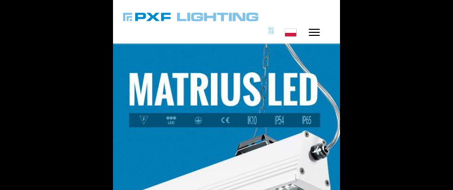 PXF Lighting - RWD Responsive Web Design