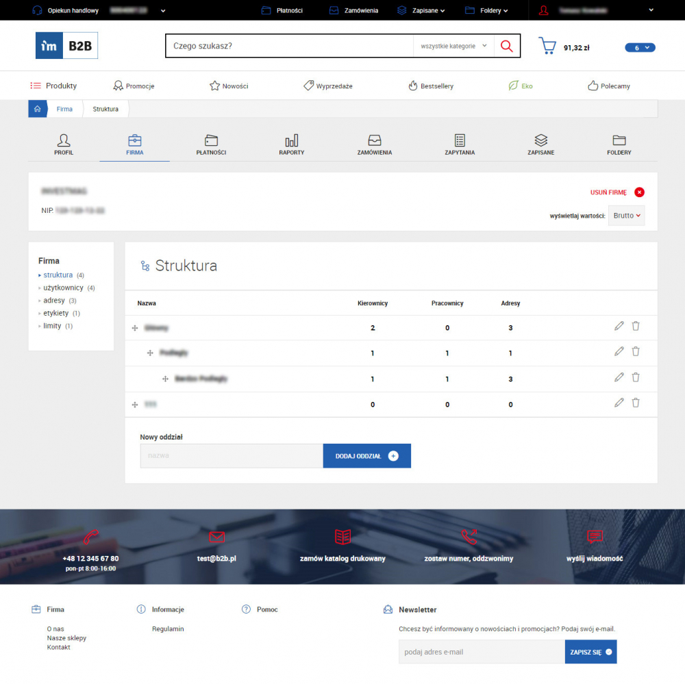 Enova Platforma B2B